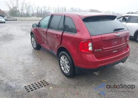 2013 Ford Edge Sel из США, поврежденный, VIN 2FMDK4JC0DBE37380